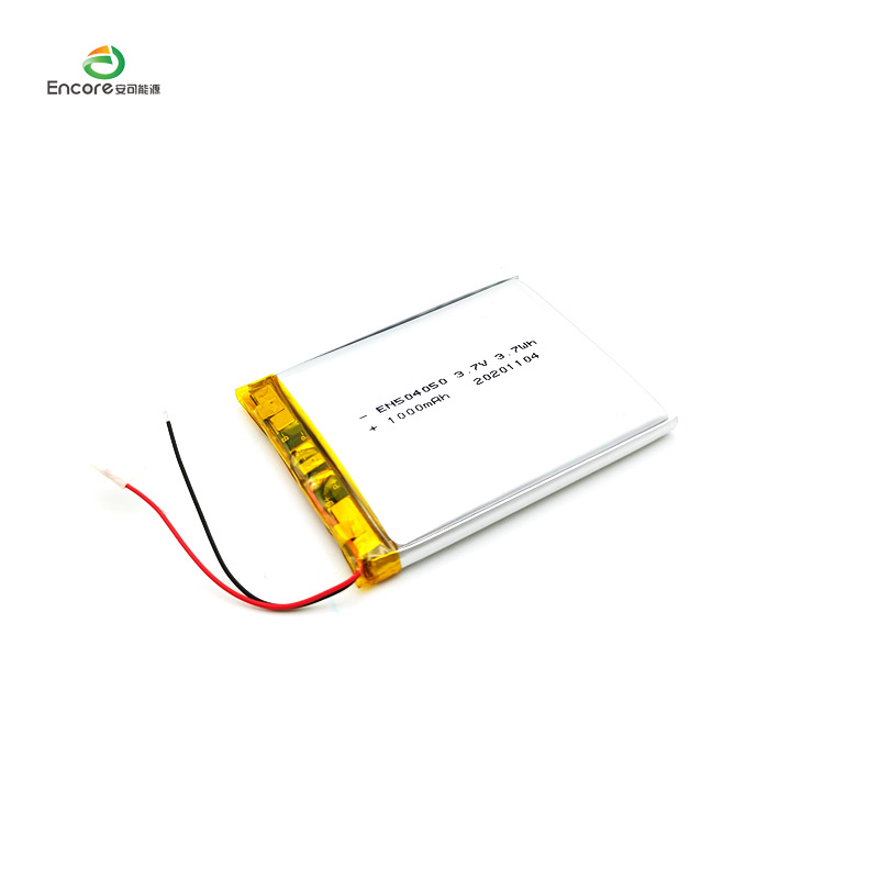 3,7v 1000mah Li Polymer batteri