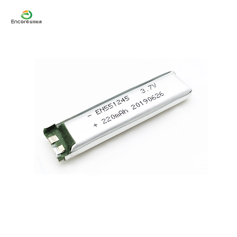 3,7v 220mah Li Polymer batteri