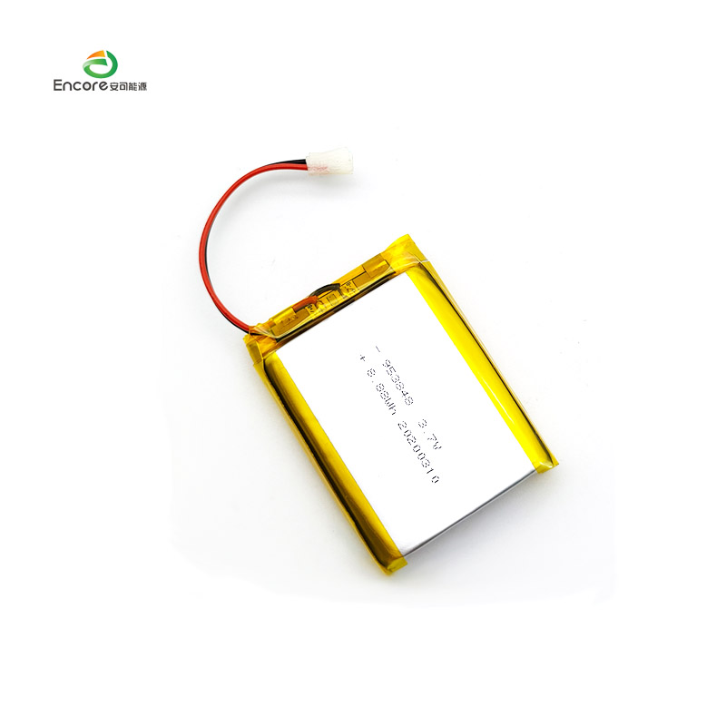 953848 2400mAh 3,7v genopladelig lipocelle